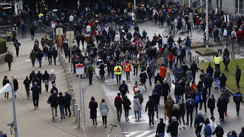 Βέλγιο: Χιλιάδες διαδηλωτές στις Βρυξέλλες κατά της άκρας δεξιάς