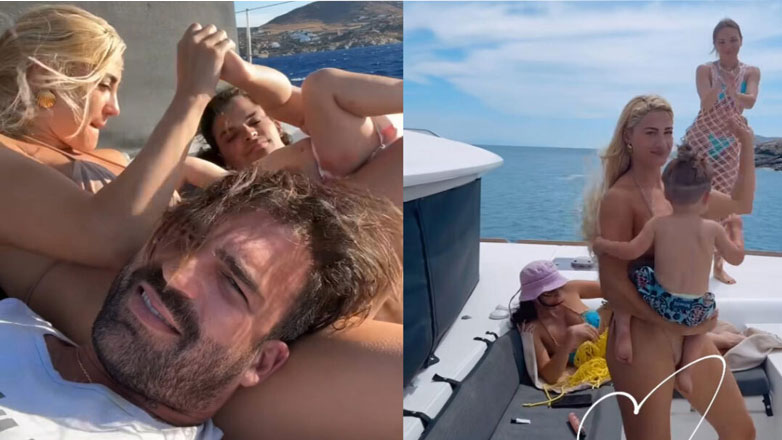 Ιωάννα Τούνη – Δημήτρης Αλεξάνδρου: Στη Μύκονο μαζί με τον γιο τους Πάρη