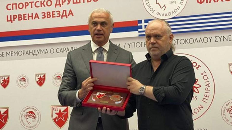 Ολυμπιακός: Υπογράφηκε μνημόνιο συνεργασίας με τον Ερυθρό Αστέρα