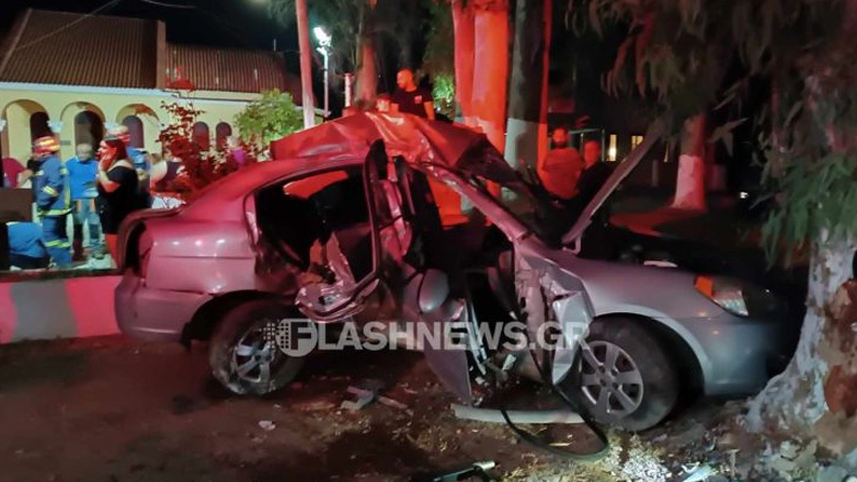 Τραγωδία στα Χανιά: Ένας 18χρονος νεκρός και δύο τραυματίες σε τροχαίο