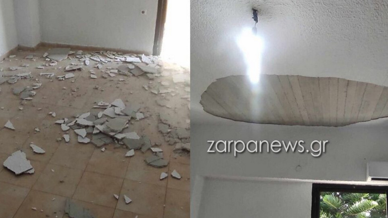 Χανιά: Έπεσε το ταβάνι σε ψυχιατρική δομή – Τραυματίστηκε στο κεφάλι εργαζόμενος