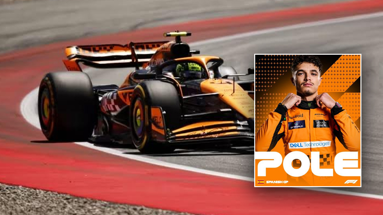 F1: «Θεός» ο Lando Norris- Κέρδισε την Pole Position και ξεκινάει πρώτος στο 10ο Grand Prix στην Ισπανία