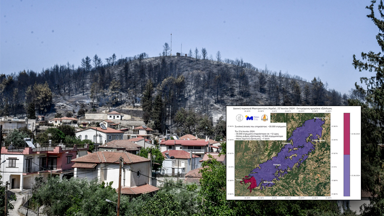 Έγιναν στάχτη 35.000 στρέμματα μέσα σε 12 ώρες στην Αχαΐα