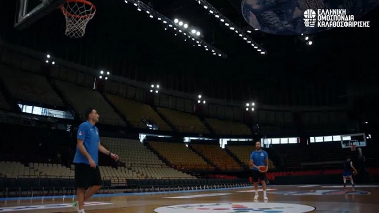 Ο Σπανούλης έβαλε 8/8 τρίποντα στην προπόνηση της Εθνικής