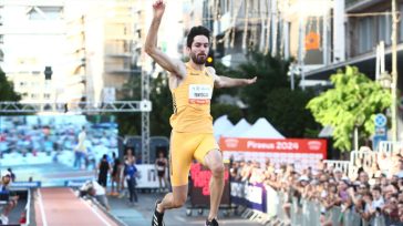 Πρώτος ο Τεντόγλου με 8,06μ, 2ο Piraeus Street Long Jump