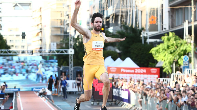 Πρώτος ο Τεντόγλου με 8,06μ, 2ο Piraeus Street Long Jump
