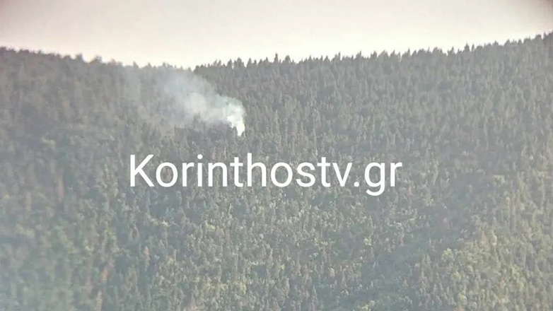 Φωτιά στη Λαύκα Κορινθίας