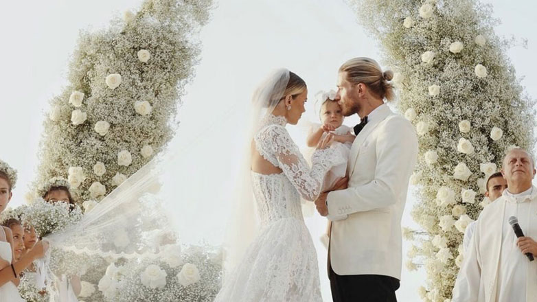 Παντρεύτηκαν η δημοσιογράφος Diletta Leotta και ο τερματοφύλακας Loris Karius σε έναν γάμο-υπερπαραγωγή στη Σικελία!