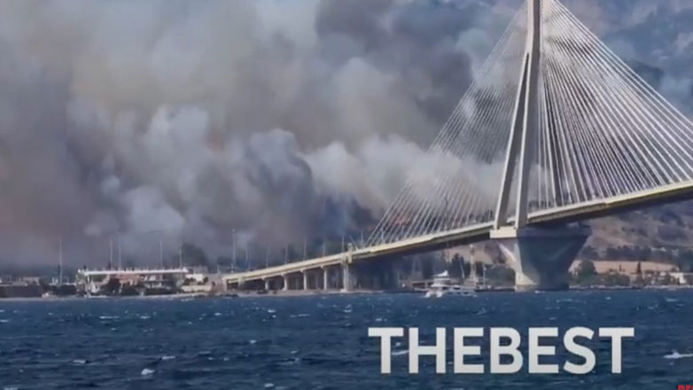 Μάχη με τις φλόγες στον Πλατανίτη Ναυπακτίας