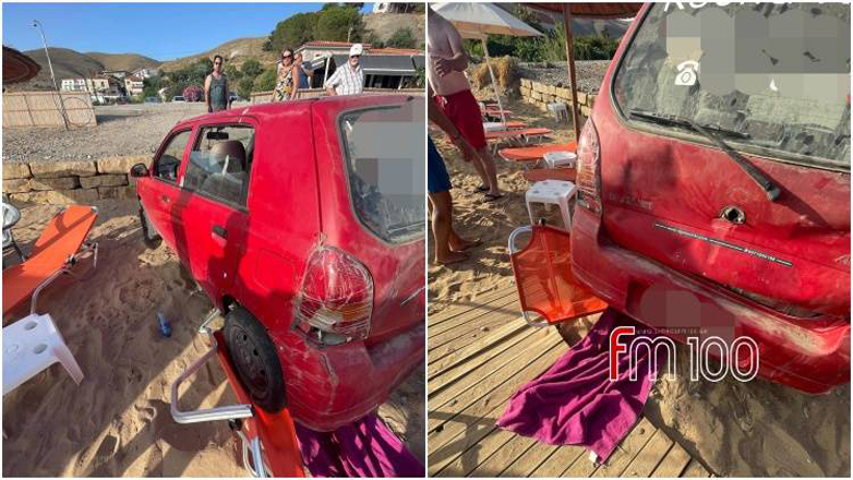 Λήμνος: Αυτοκίνητο έπεσε πάνω σε λουόμενους