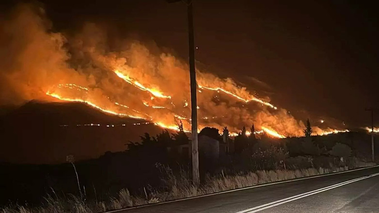 Υπό έλεγχο η φωτιά στο Ρέθυμνο