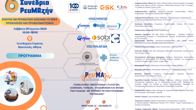 Ζώντας με ρευματικό νόσημα το 2024: Προκλήσεις και προβληματισμοί