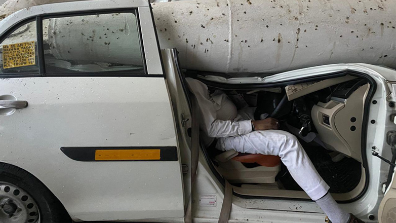 Εικόνες – σοκ στο Νέο Δελχί: Κατέρρευσε οροφή στο αεροδρόμιο – Ένας νεκρός