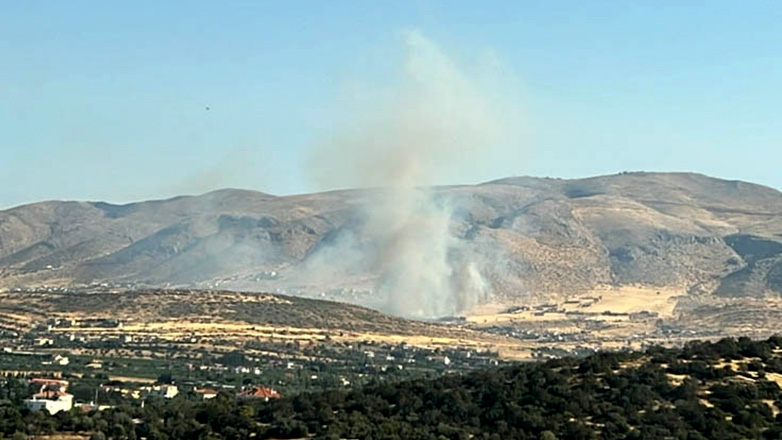 Οριοθετήθηκε η μεγάλη φωτιά στην Κερατέα