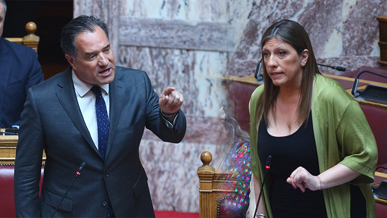 Βουλή: Λεκτική αντιπαράθεση Άδωνι Γεωργιάδη – Ζωής Κωνσταντοπούλου για Τέμπη