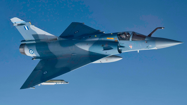 Εγκατάλειψη μαχητικού Mirage στην Τανάγρα