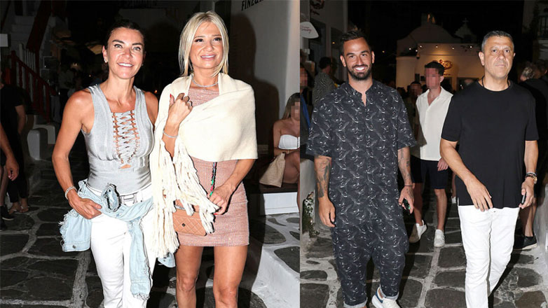 Τα νυχτοπερπατήματα των celebrities το Σαββατοκύριακο στη Μύκονο