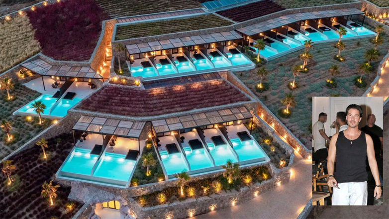 Νίκος Οικονομόπουλος: Μέσα το υπερπολυτελές ξενοδοχείο που άνοιξε στη Μύκονο