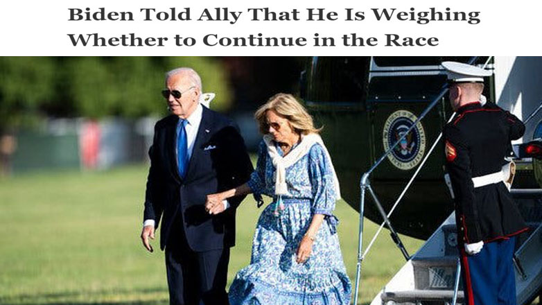 «Ο Μπάιντεν σκέφτεται να αποσυρθεί από την κούρσα της προεδρίας» – Διαψεύδει ο Λευκός Οίκος