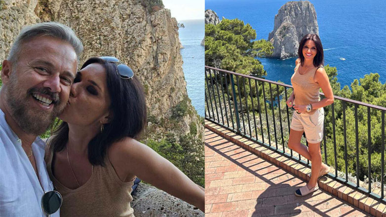 Γιώτα Τριγώνη: Διακοπές στο Κάπρι μαζί με τον Ιταλό εφοπλιστή σύζυγό της, Fabio Valenziano