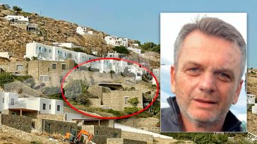 Η πέτρινη βίλα του Παναγιώτη Στάθη στη Μύκονο