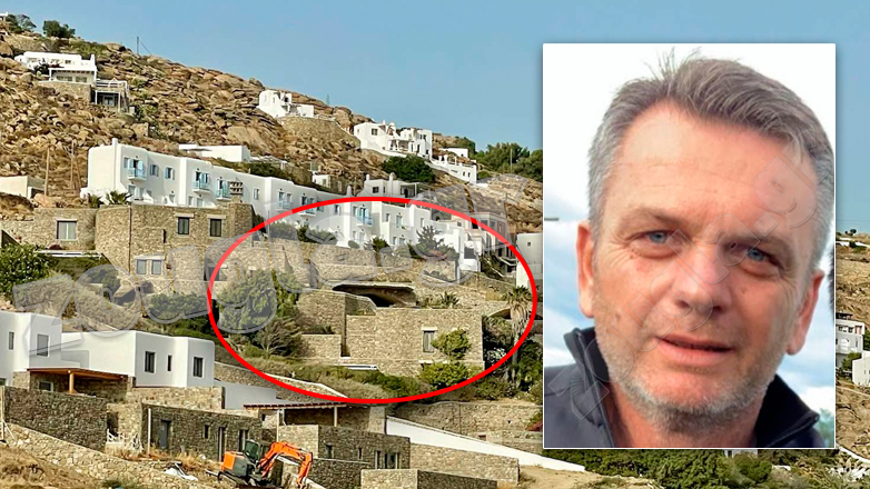 Η πέτρινη βίλα του Παναγιώτη Στάθη στη Μύκονο