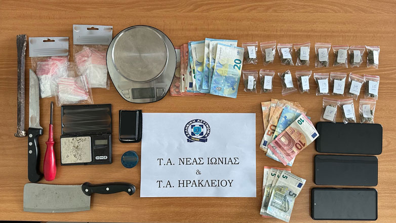 Έξι συλλήψεις από την ΕΛ.ΑΣ. για διακίνηση ναρκωτικών και κλοπές