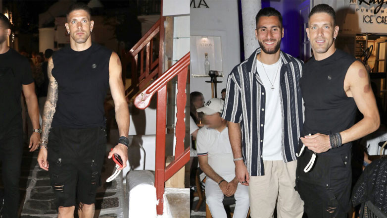 Αλέξανδρος Πασχαλάκης: Βόλτες στα σοκάκια της Μυκόνου – Με ποιον ποδοσφαιριστή συναντήθηκε;