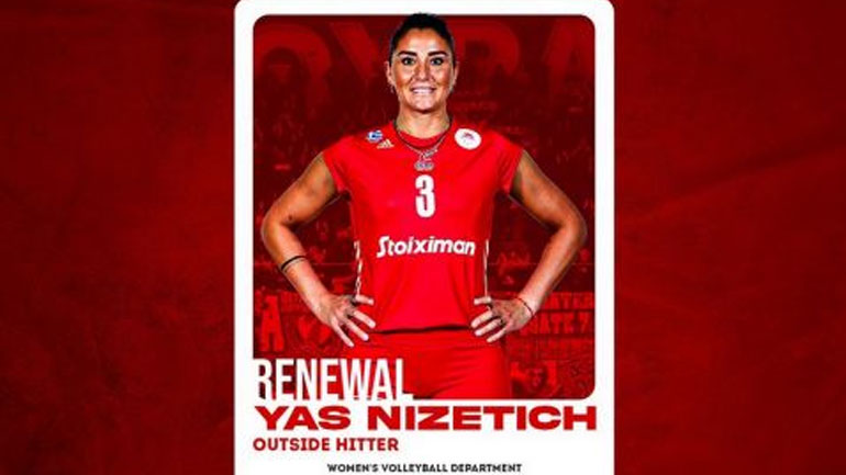Βόλεϊ Γυναικών: Ανανέωσε με Νίζετιχ ο Ολυμπιακός