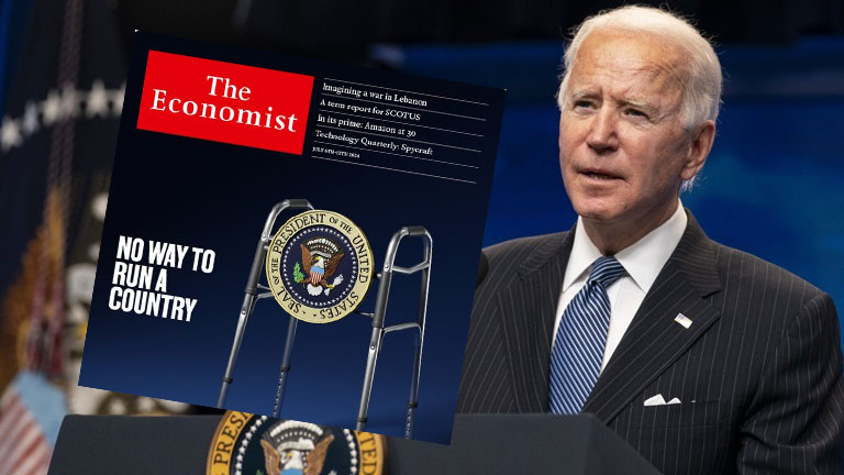 Πρωτοφανές το απαξιωτικό πρωτοσέλιδο του Εconomist για τον Μπάιντεν