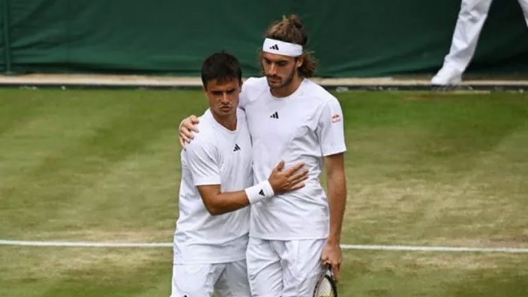 Γουίμπλεντον: Αποκλεισμός στο διπλό για τα αδέλφια Τσιτσιπά