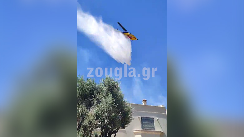 Πυρκαγιά στη Νέα Κηφισιά – Βίντεο της «Ζούγκλας»