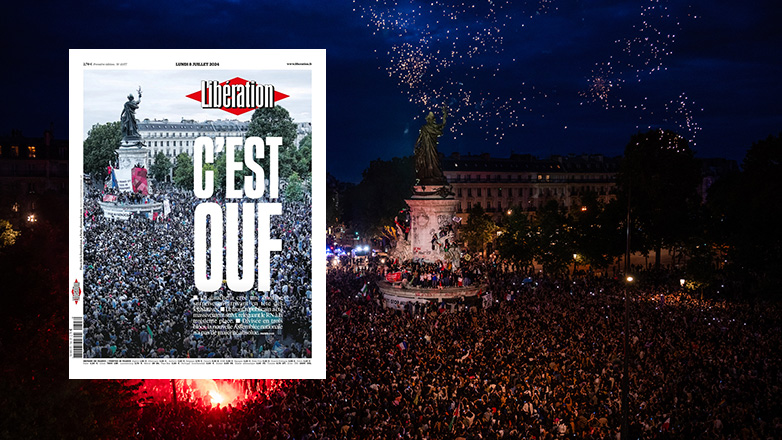 «Ουφ»: Το πρωτοσέλιδο της Liberation για τις γαλλικές εκλογές