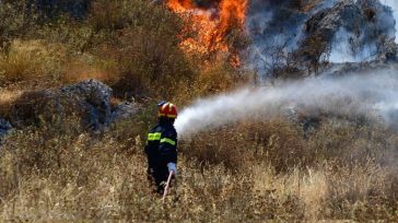 Υπό μερικό έλεγχο οι πυρκαγιές σε Φάρσαλα και Αγιά Λάρισας