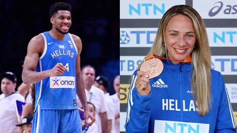 Γιάννης Αντετοκούνμπο και Αντιγόνη Ντρισμπιώτη Σημαιοφόροι της Ελλάδας στην Τελετή Έναρξης