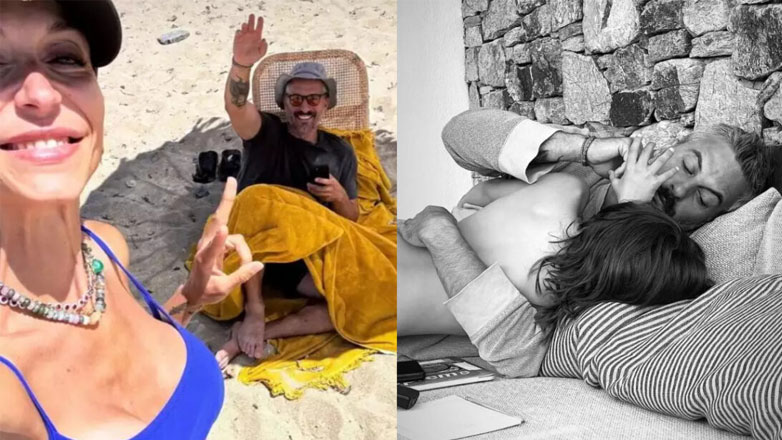 Σοφία Καρβέλα – Θανάσης Πανουργιάς: Διακοπές στην Αντίπαρο με τους δύο γιους τους