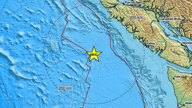 Σεισμός 6,4 Ρίχτερ ανοιχτά της νήσου Βανκούβερ στον Καναδά