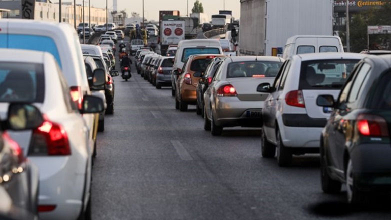 Κυκλοφοριακό χάος στην Αθήνα, λόγω απεργίας