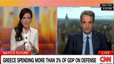 Μητσοτάκης στο CNN: Δεν μπορούμε να στηριζόμαστε μόνο στις ΗΠΑ για την άμυνα