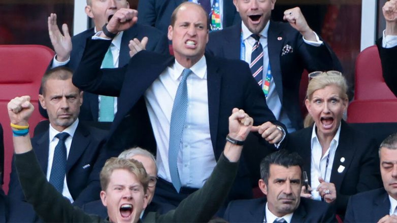 David Beckham & Πρίγκιπας William: Οι έξαλλοι πανηγυρισμοί μετά την πρόκριση της Αγγλίας στον τελικό του Euro 2024
