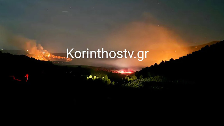 Αναζωπύρωση στην Κορινθία – Τέθηκε άμεσα υπό έλεγχο