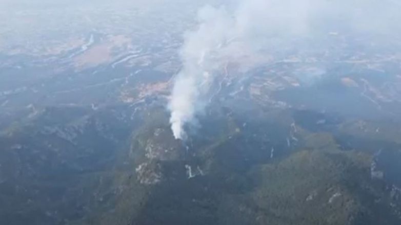 Χωρίς ενεργό μέτωπο η πυρκαγιά στον Όλυμπο