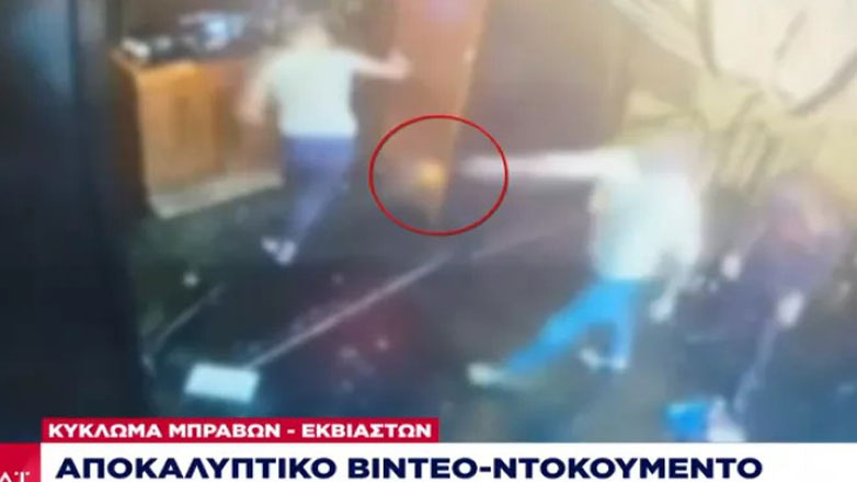 Βίντεο – ντοκουμέντο από τη δράση του κυκλώματος εκβιαστών: Πυροβολισμοί και γροθιές σε νυχτερινό κέντρο