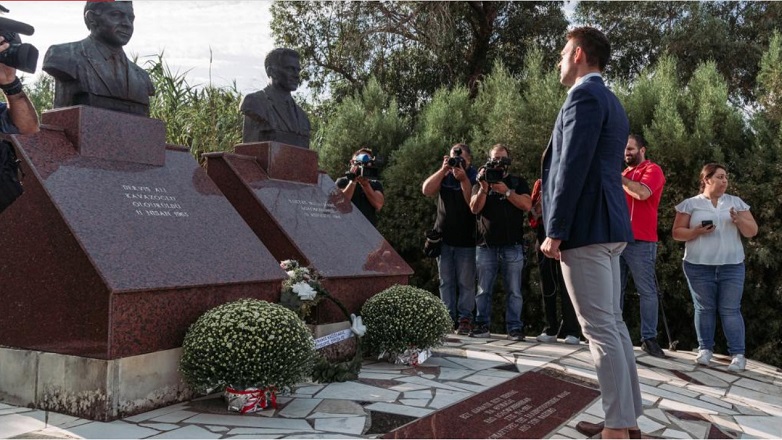 Στην Κύπρο για τα 50 χρόνια από την εισβολή ο Στέφανος Κασσελάκης