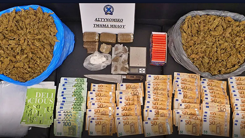 Συνελήφθη 56χρονος στη Μήλο για διακίνηση ναρκωτικών ουσιών