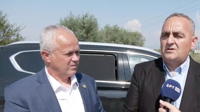 Συνάντηση του Φρέντη Μπελέρη με τον υποψήφιο Δήμαρχο Χειμάρρας