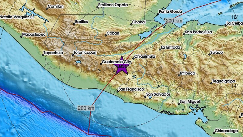 Ισχυρός σεισμός 6,2 Ρίχτερ στη Γουατεμάλα