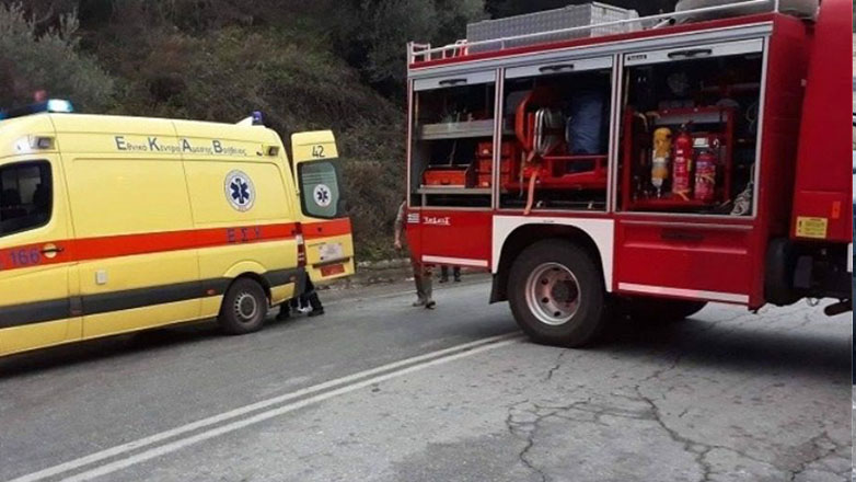 Τροχαίο ατύχημα με εγκλωβισμό επιβατών στη Λέσβο