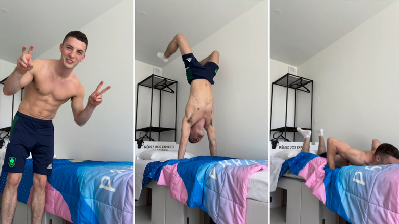 «Δοκιμάζοντας τα κρεβάτια κατά του σεξ στο Ολυμπιακό Χωριό» – Οι αθλητές κατέρριψαν τον μύθο και έγιναν viral