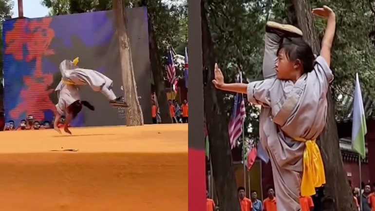 Ένα 9χρονο κορίτσι κερδίζει τους Αγώνες Σαολίν